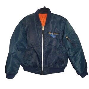 Vintage Rothco Blue Angels Flight Bomber Jacket MA-1 Men's Medium US Navy Issue